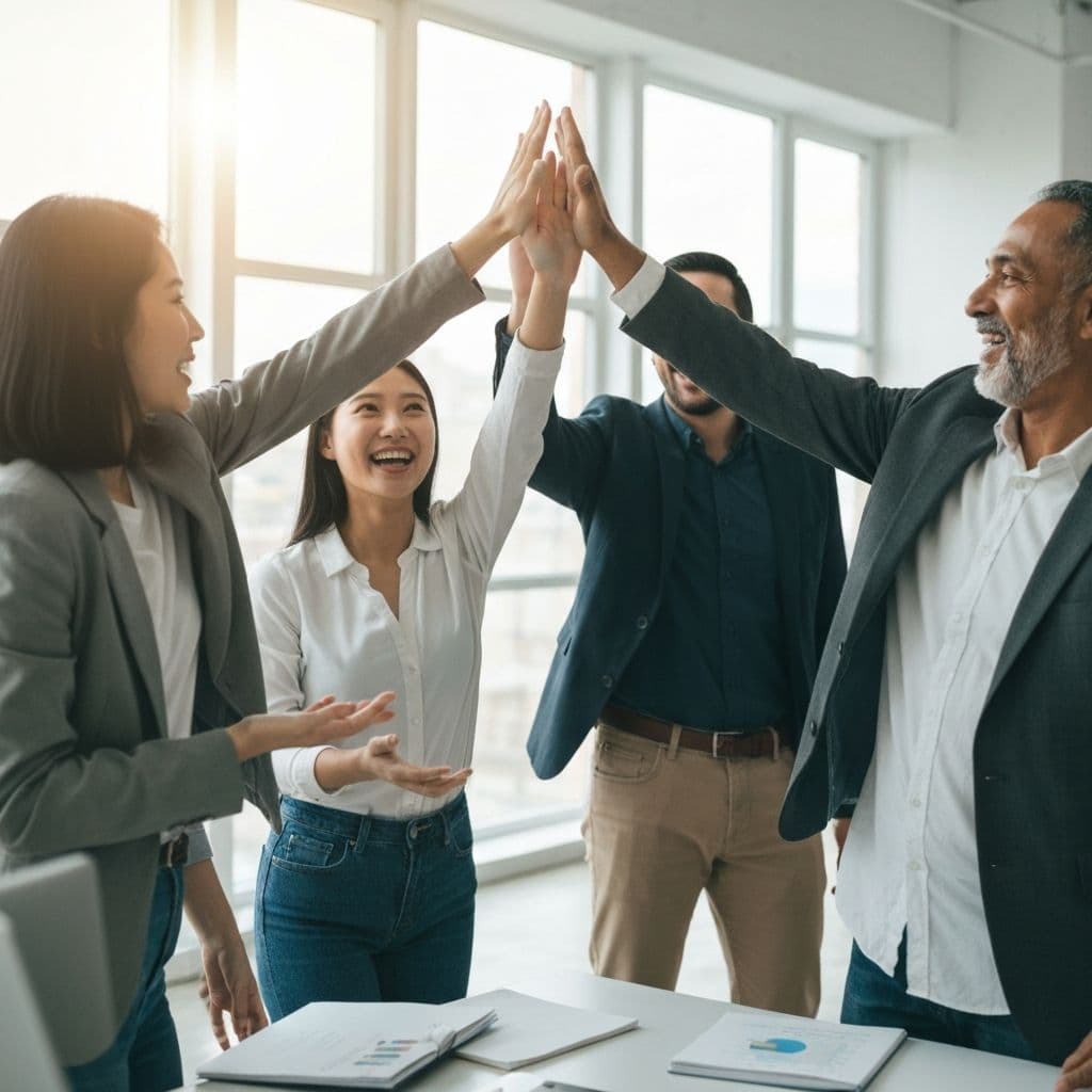 Teamarbeit und Zusammenarbeit